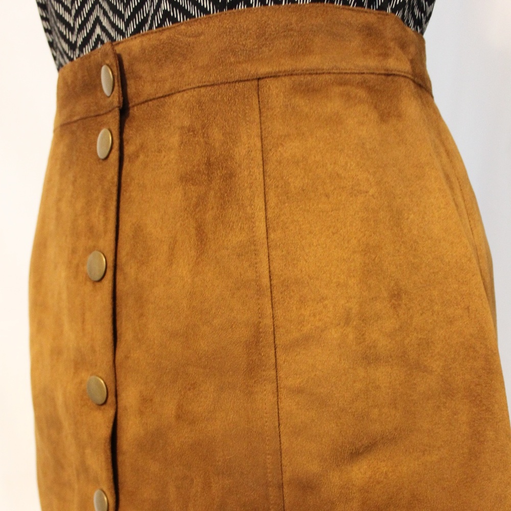 Suede Mini Skirt